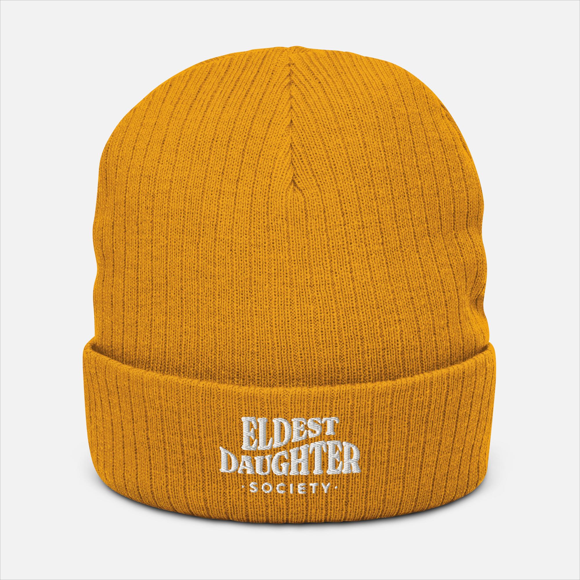 Ribbed knit beanie